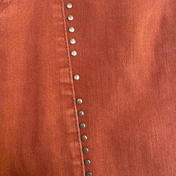 Shyanne Women's Bootcut Jeans Size 29 Rust Studded Western Cowgirl Retro Grunge - Picture 12 of 12